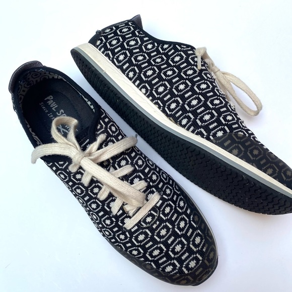Paul Sperry Womens Lace Up Black & White Sneaker Size 8 - Picture 2 of 16
